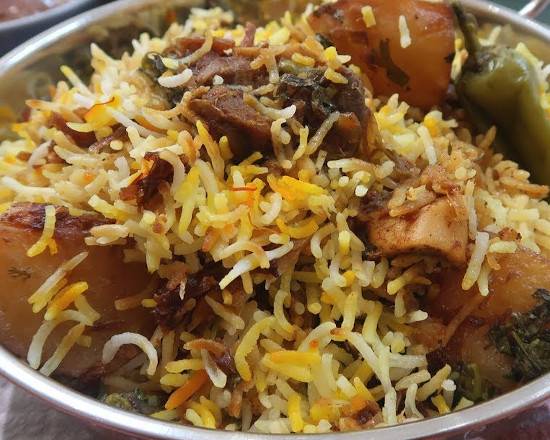 Aromatic Lamb Biryani at Taste of Shangri-La in Edmonton, AB